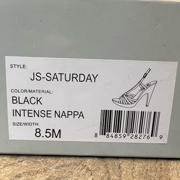 Jessica Simpson Platform Sandal Heels - size 8.5 - Black - Picture 8 of 8